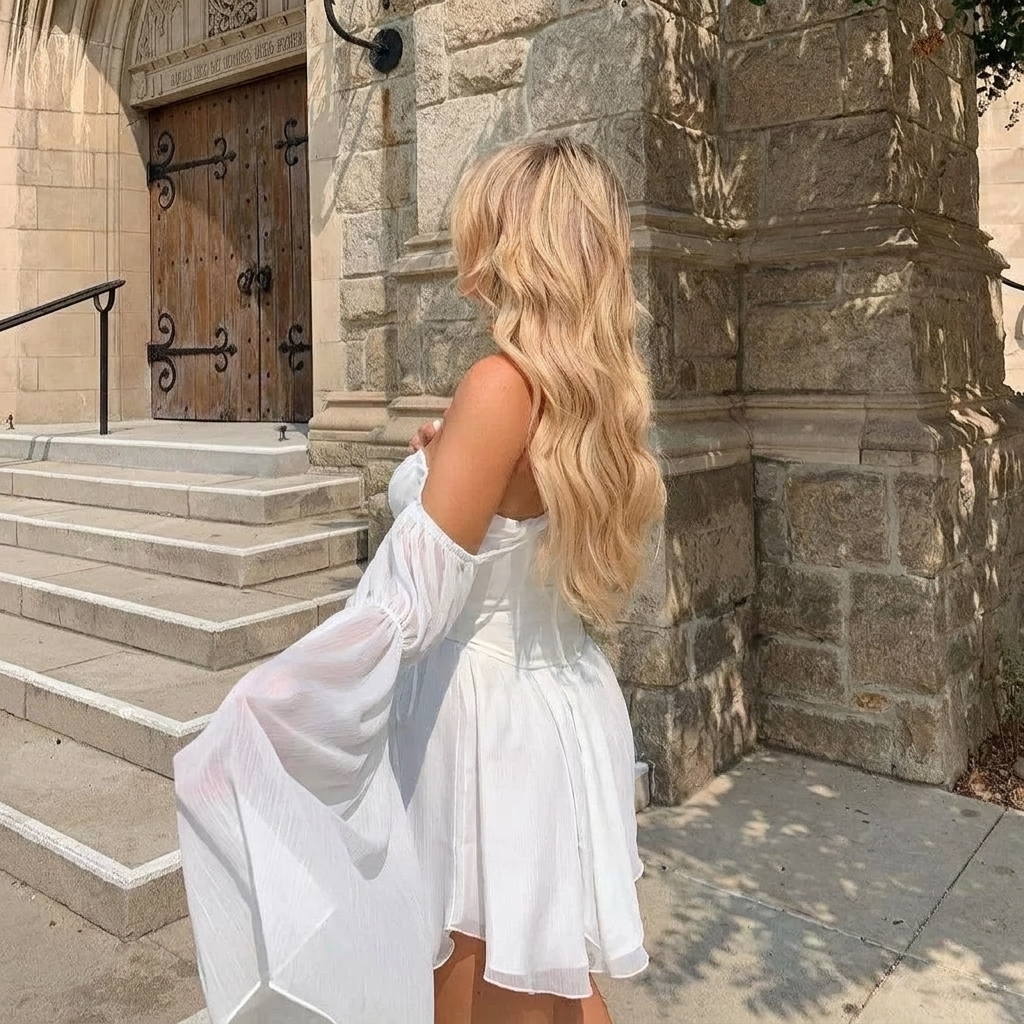 Oh Là Là Lace Up Corset Romantic Mini Dress