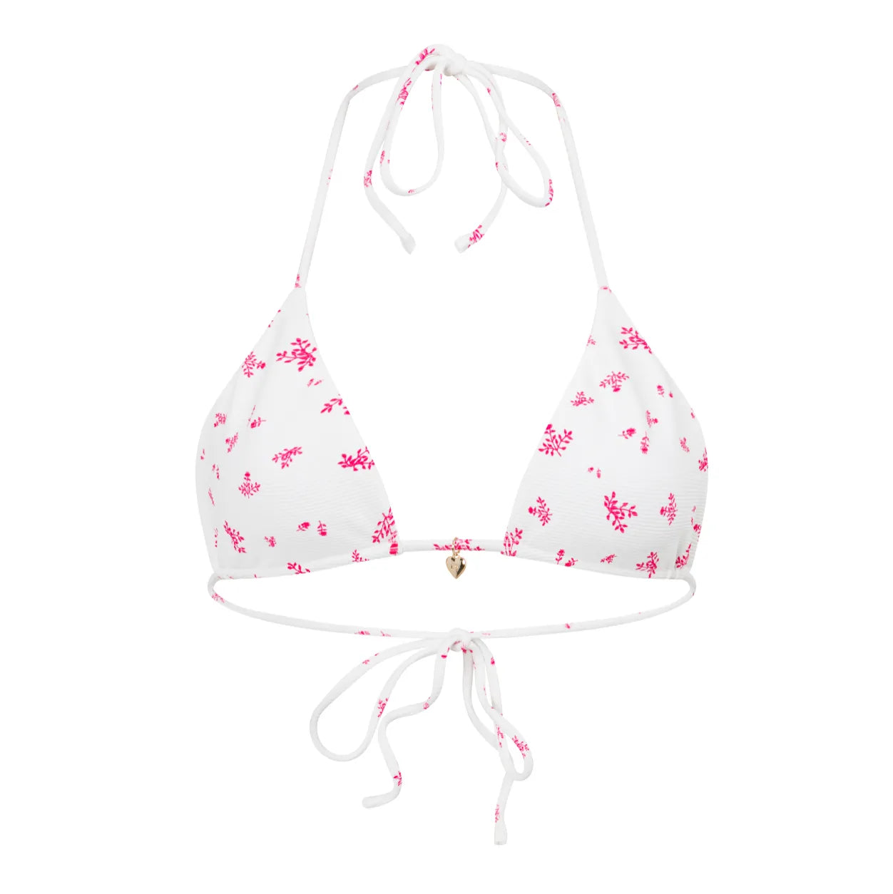 Capri Petals Ribbed Halter Bikini - White / S - Mermaid Way