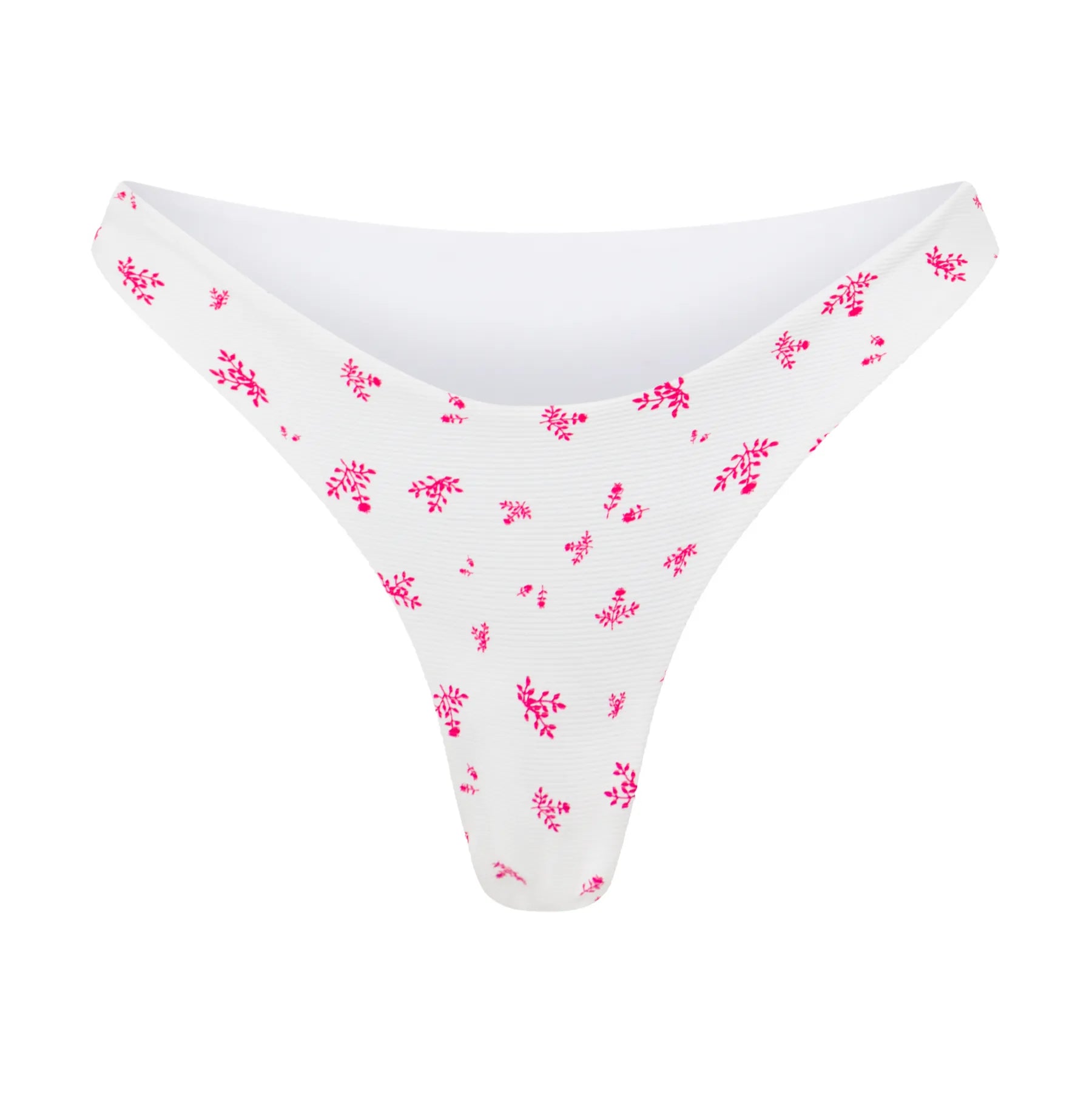 Capri Petals Ribbed Halter Bikini - White / S - Mermaid Way