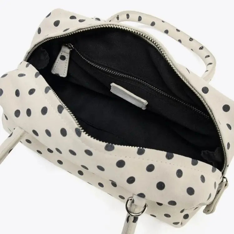 Classic Fun Polka Dot Handbag - Black - Mermaid Way