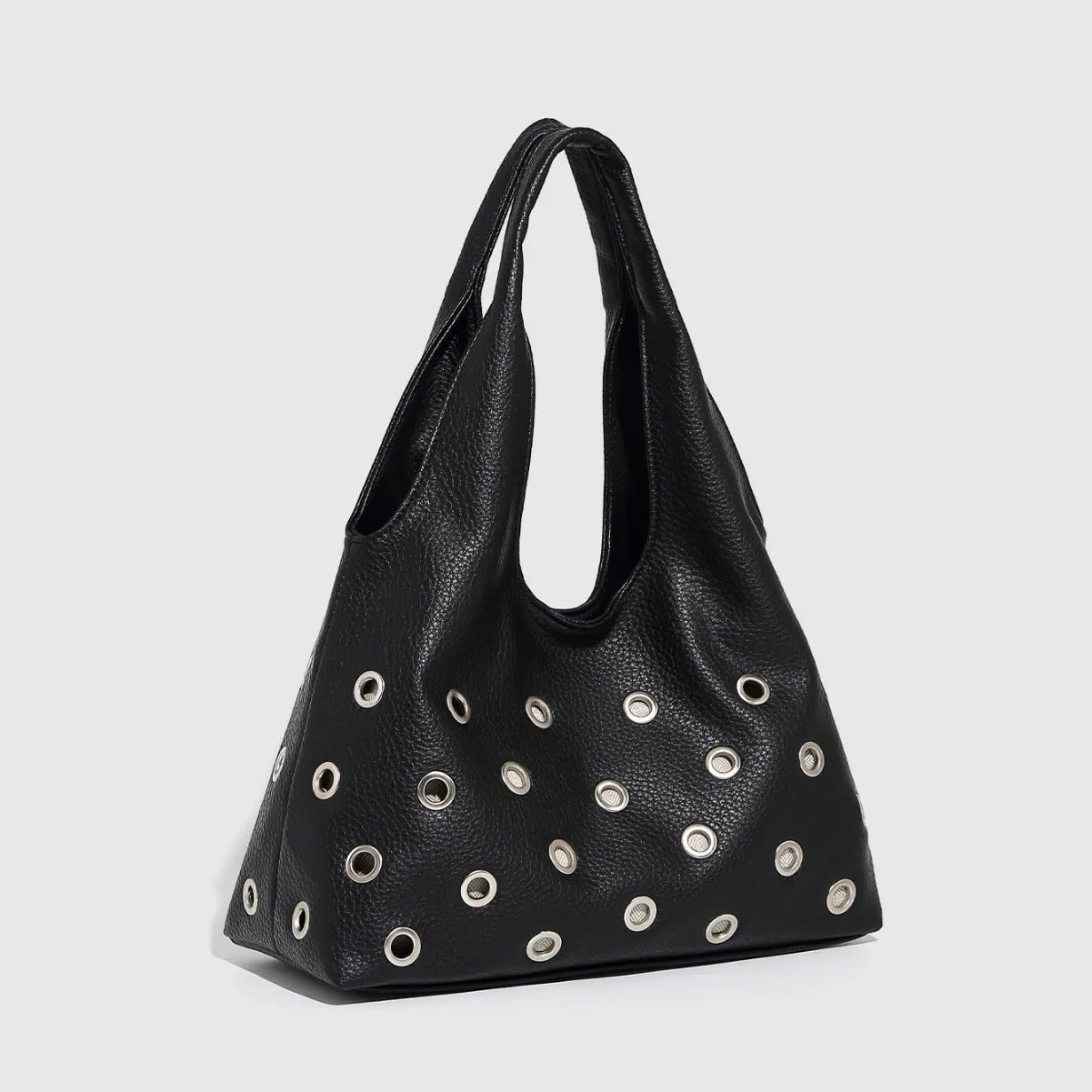 Dark Orbit Punk Rivet Shoulder Bag - Black - Mermaid Way