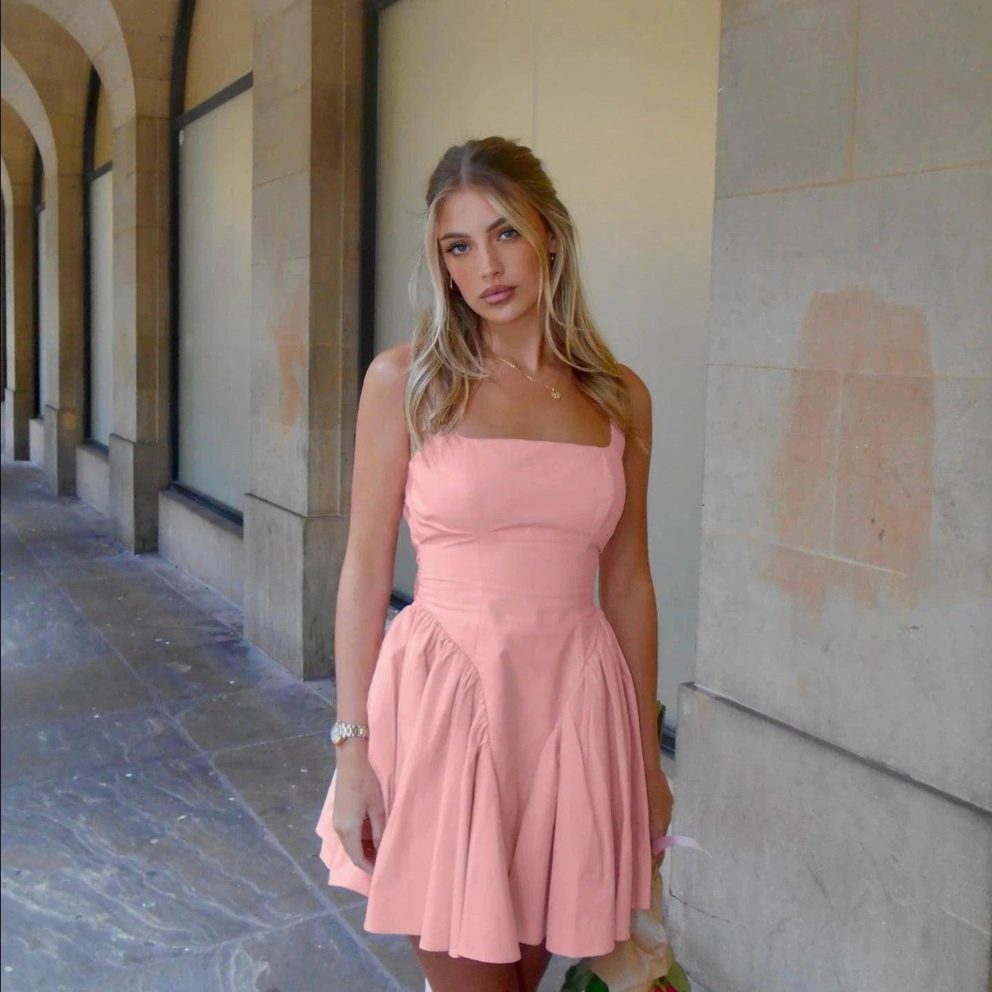 Enjoy The Love Oversized Bow Mini Dress - White / XS - Mermaid Way