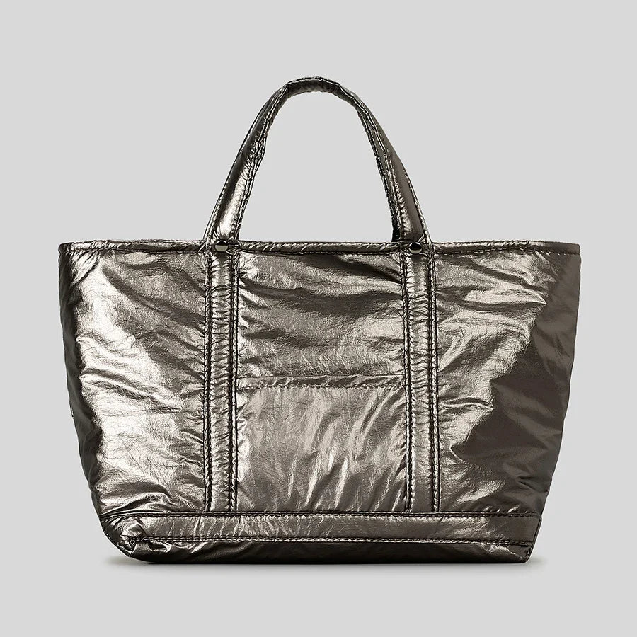 Future Case Puffer Padded Shoulder Bag - Champagne - Mermaid Way