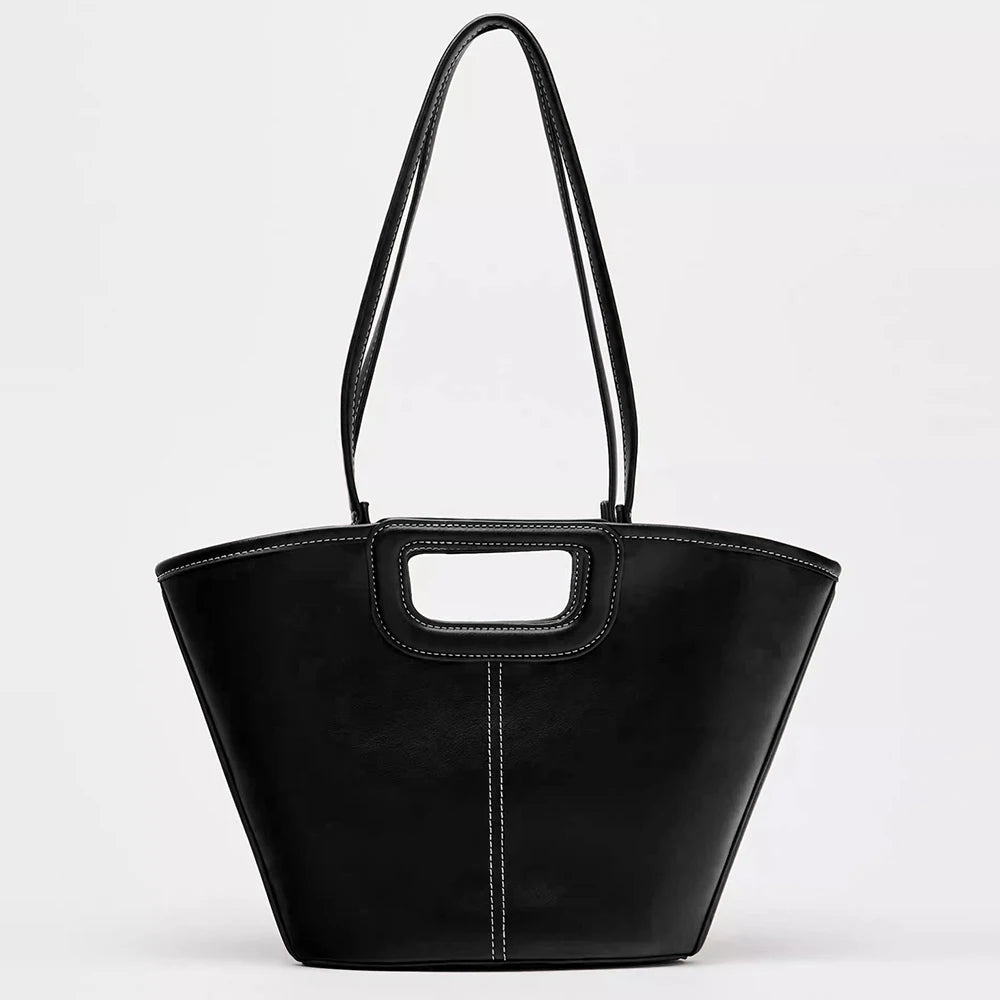 Heritage Bucket Shoulder Bag - Black / S - Mermaid Way