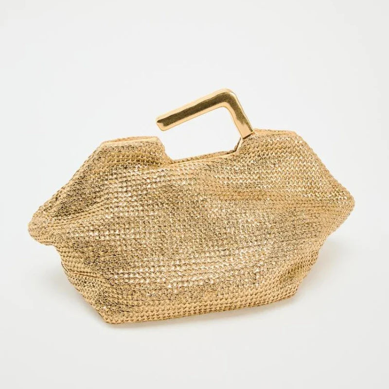 Liquid Gold Handbag - Gold - Mermaid Way