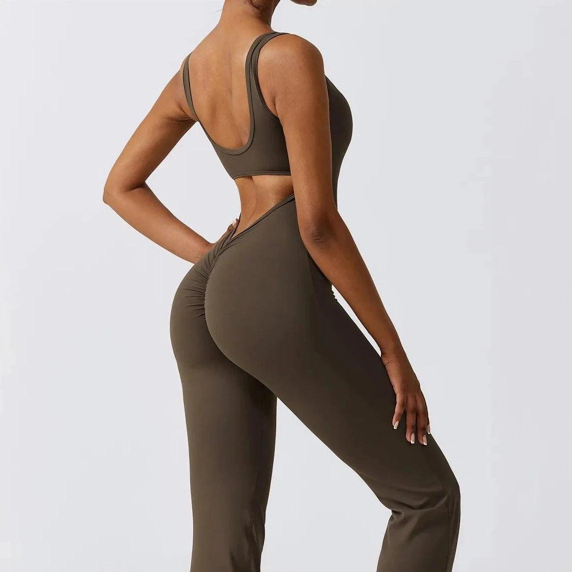 ruched cutout jumpsuit, evening wear