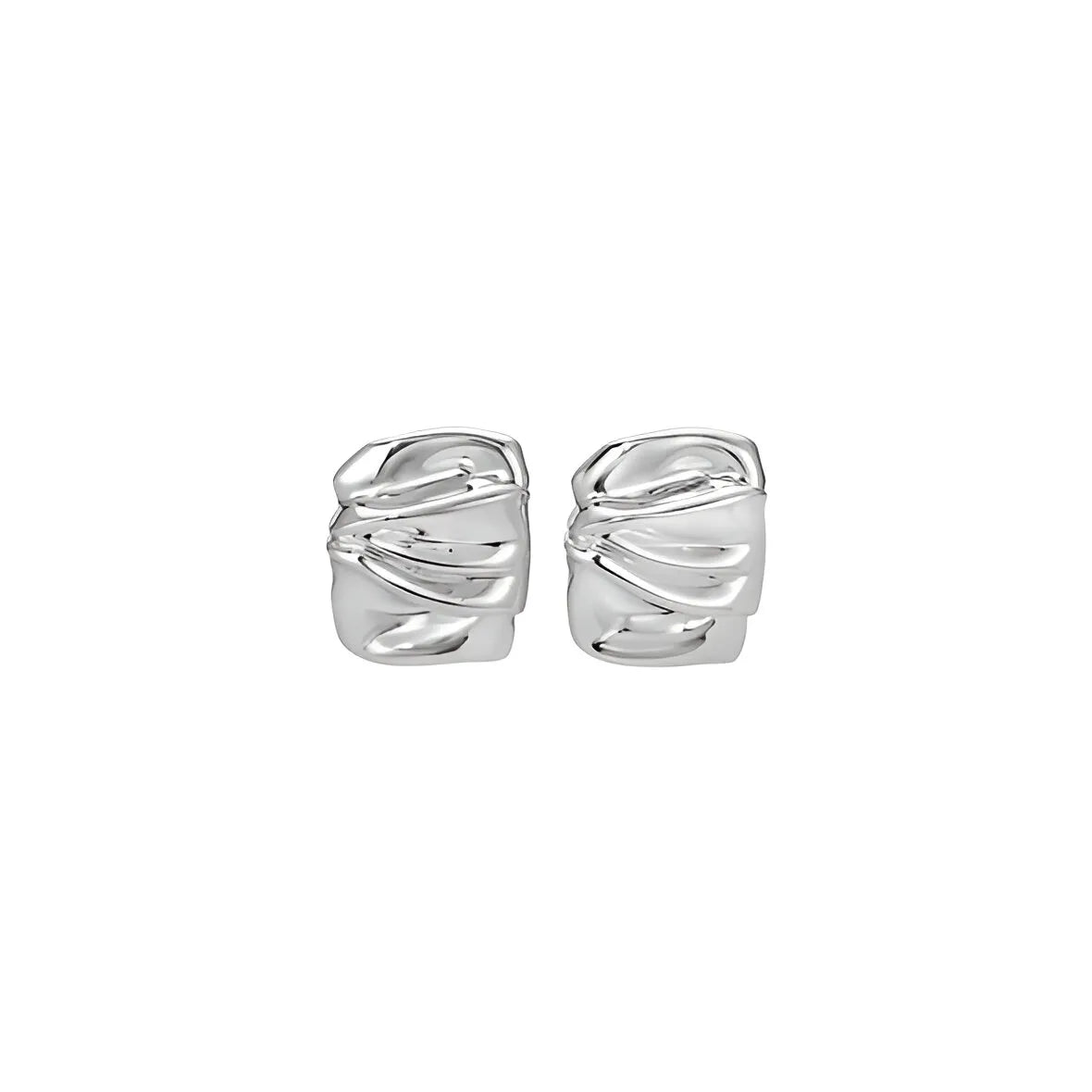 Satin Fold Earrings Mermaid Way