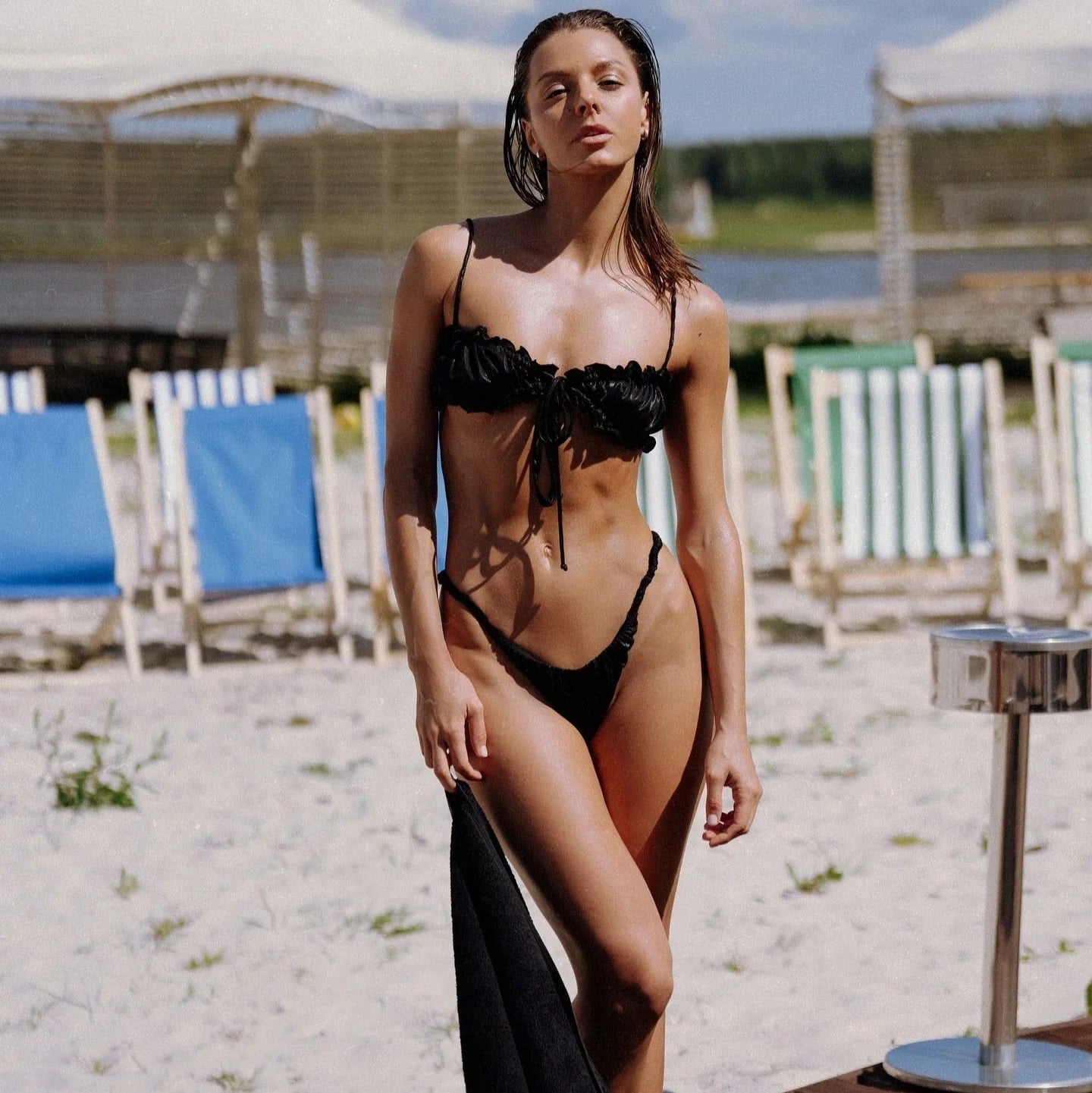 Sibel Ruffled Three Piece Set Mermaid Way