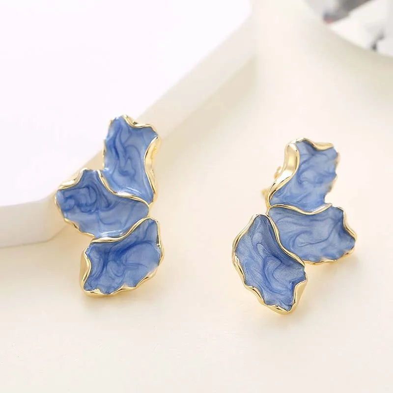 Single Flower Stud Earrings Mermaid Way
