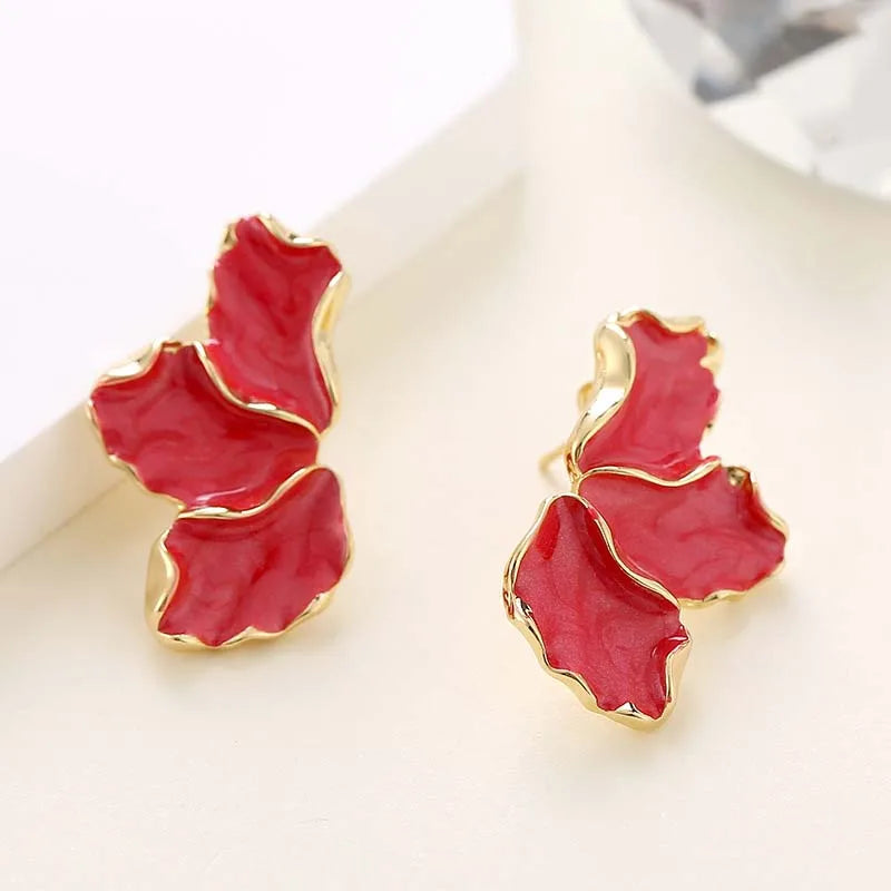 Single Flower Stud Earrings Mermaid Way