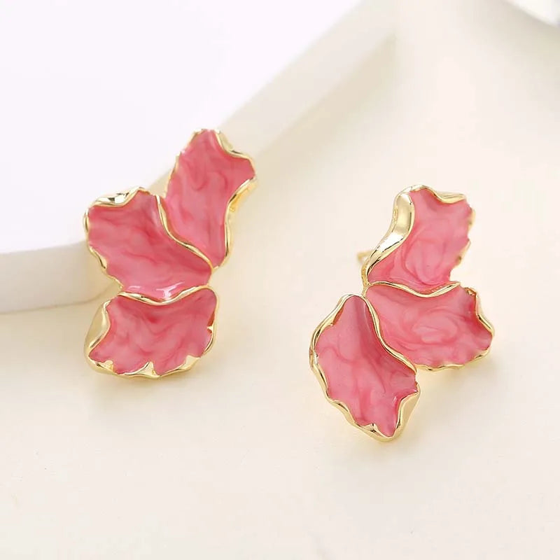 Single Flower Stud Earrings Mermaid Way