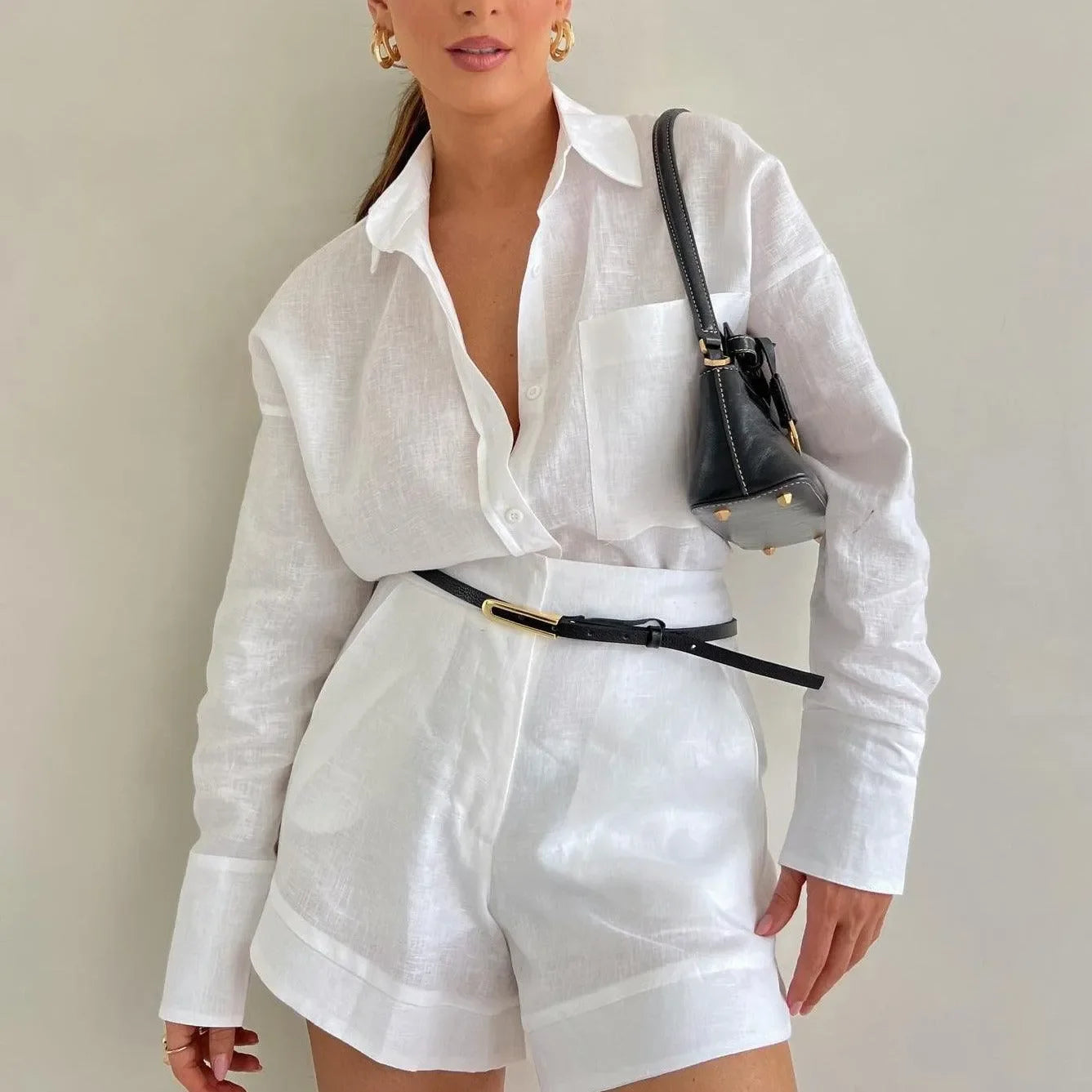 Summer On The Boat Two Piece Set - White / S - Mermaid Way