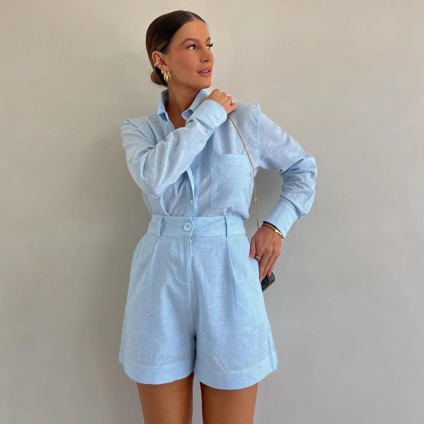 Summer On The Boat Two Piece Set - White / S - Mermaid Way