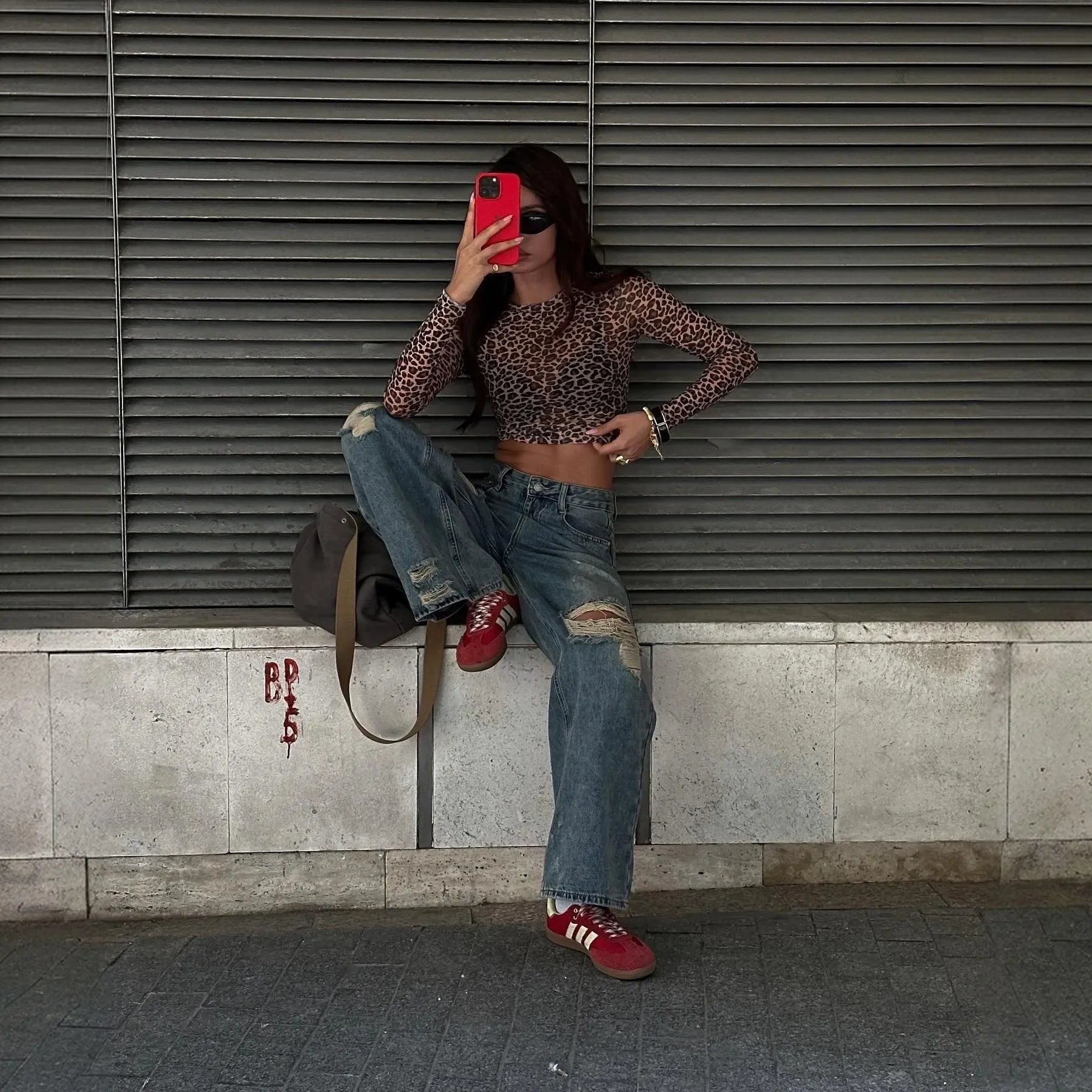 Wild Club Leopard Print Crop Top - Leopard / S - Mermaid Way