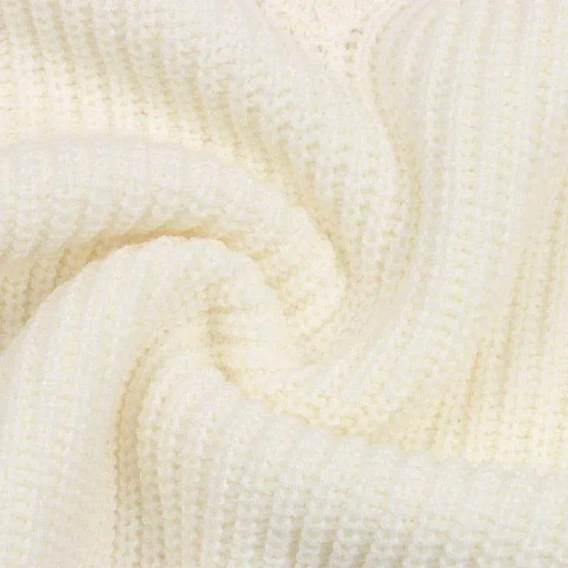 cream knitted fabric texture