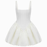 Baby Girl Corset Voluminous Mini Dress