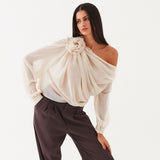 Fab-u-la’s Asymmetrical Draped Blouse