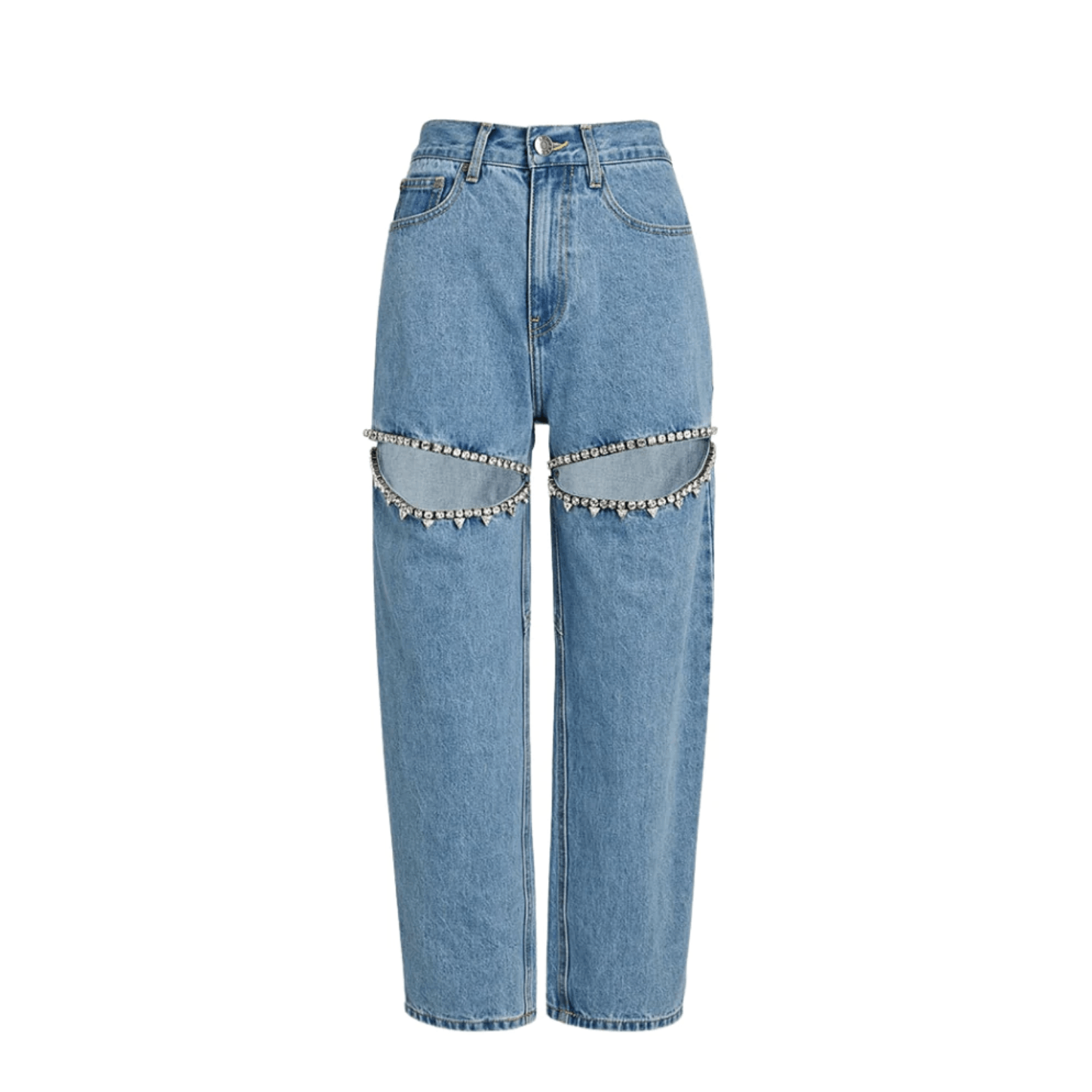 Would you dare to wear these extreme cut-out denims?