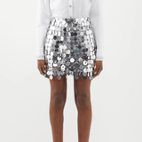 Date Me Now Sequin Embellished Mini Skirt