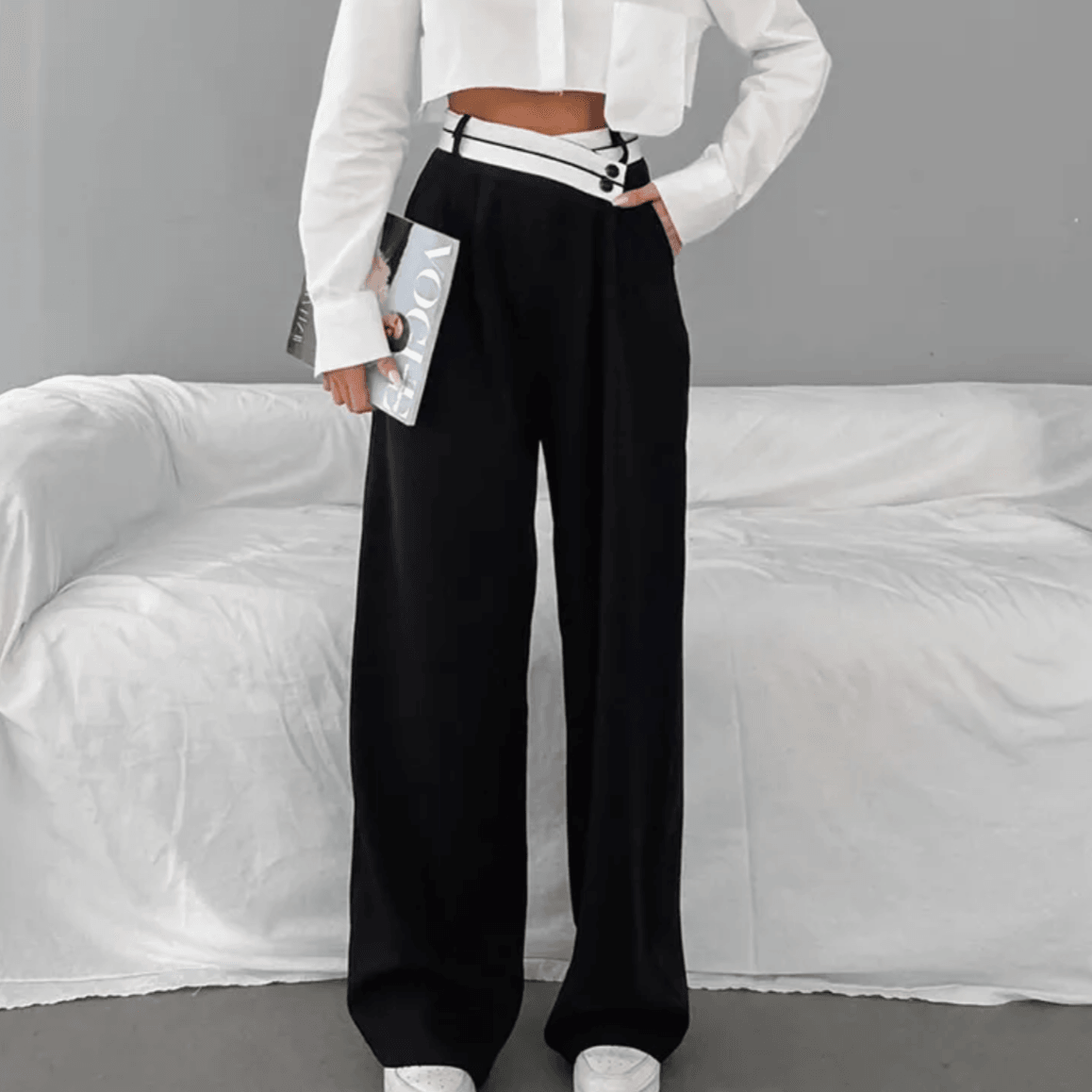 Her Dress Code High Waist Pants - Pants - Mermaid Way