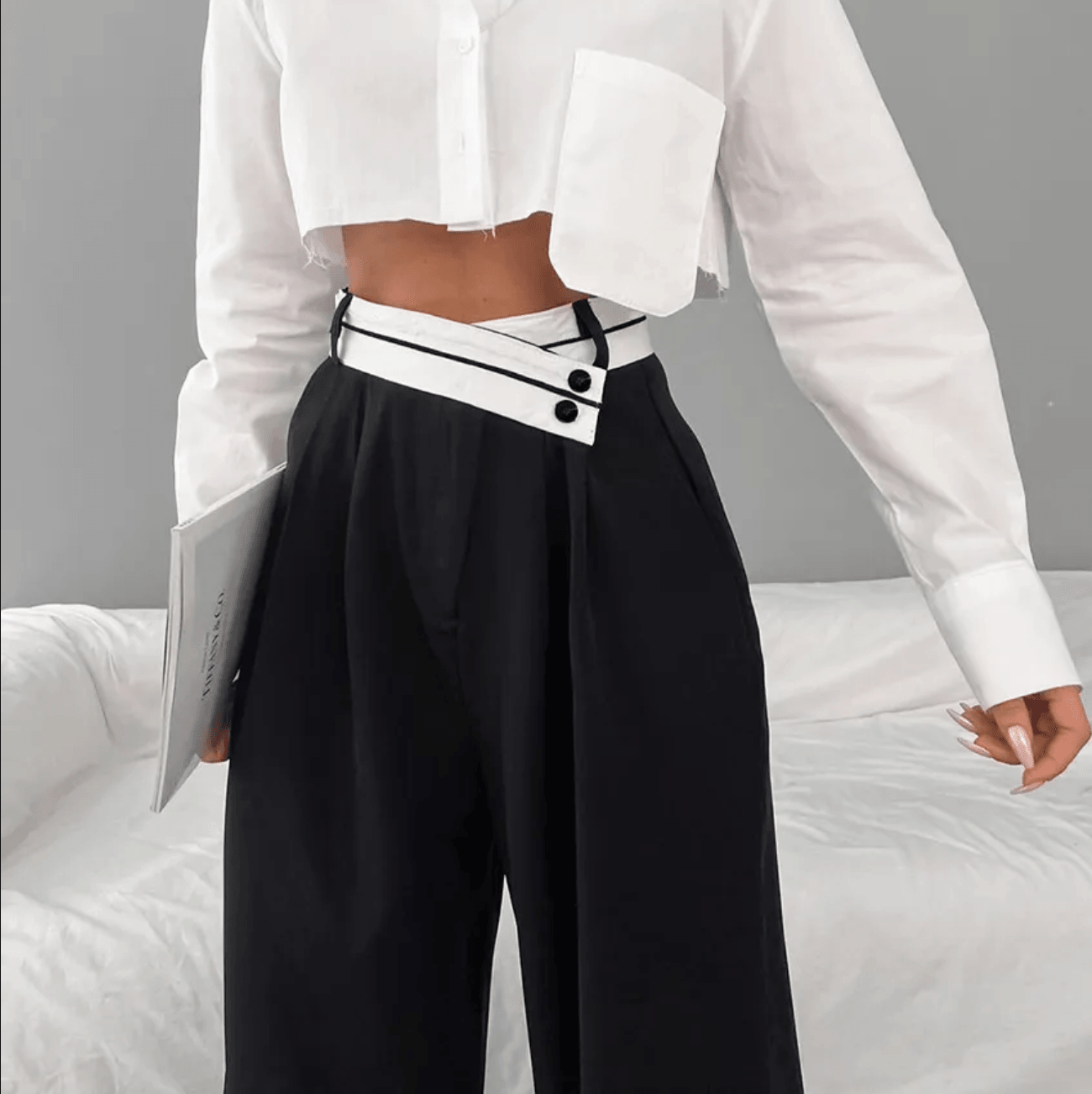 Her Dress Code High Waist Pants - Pants - Mermaid Way