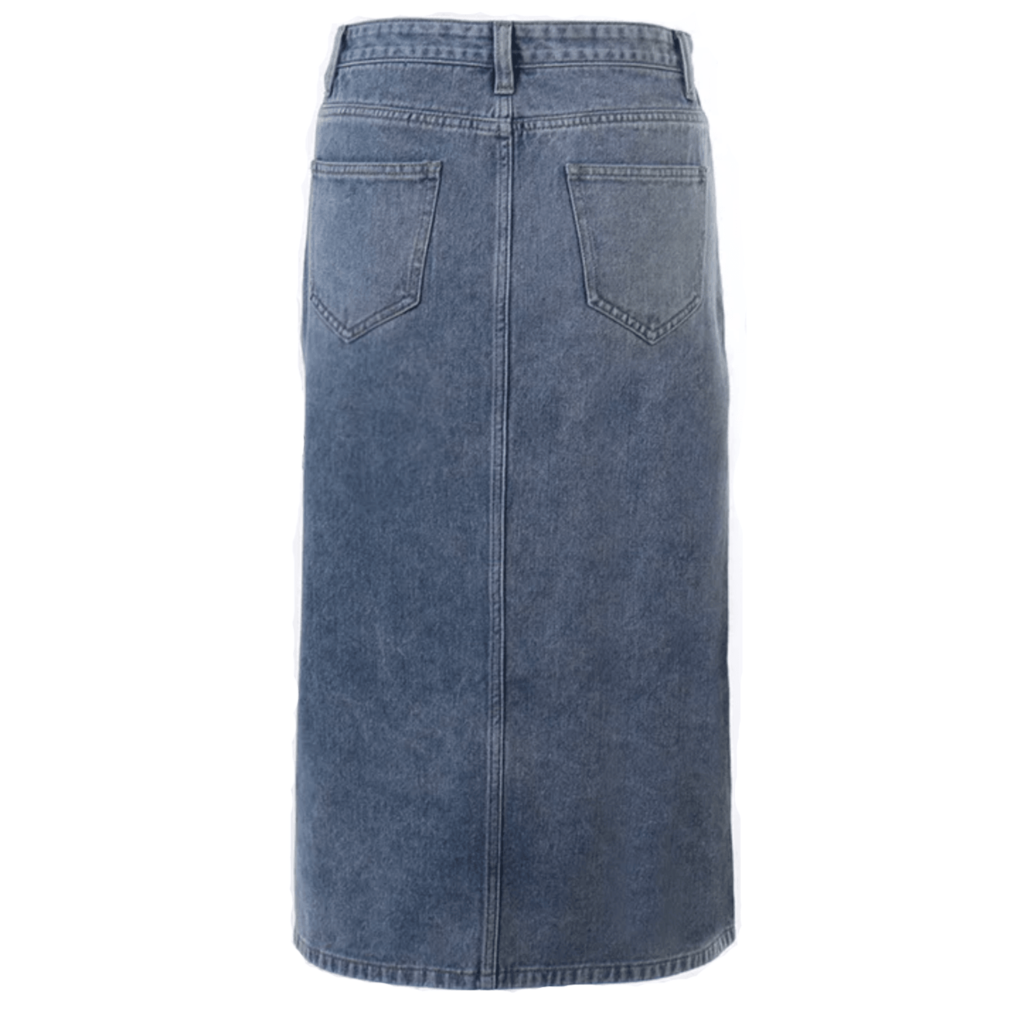 Denim Dreamz High Waist Slit Midi Skirt - Long Skirts - Mermaid Way