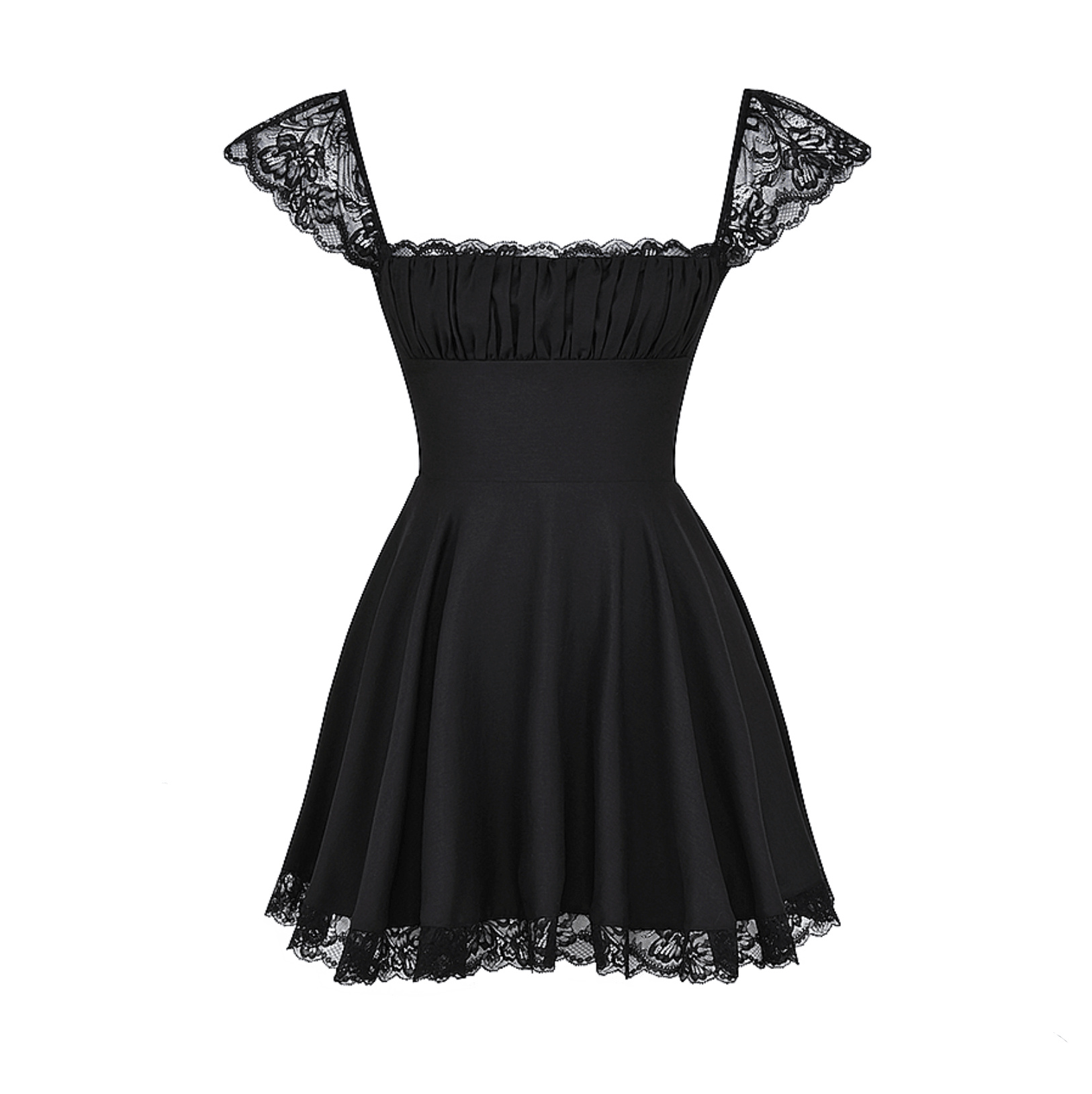 Lace n Grace Vintage Mini Dress - Dresses - Mermaid Way