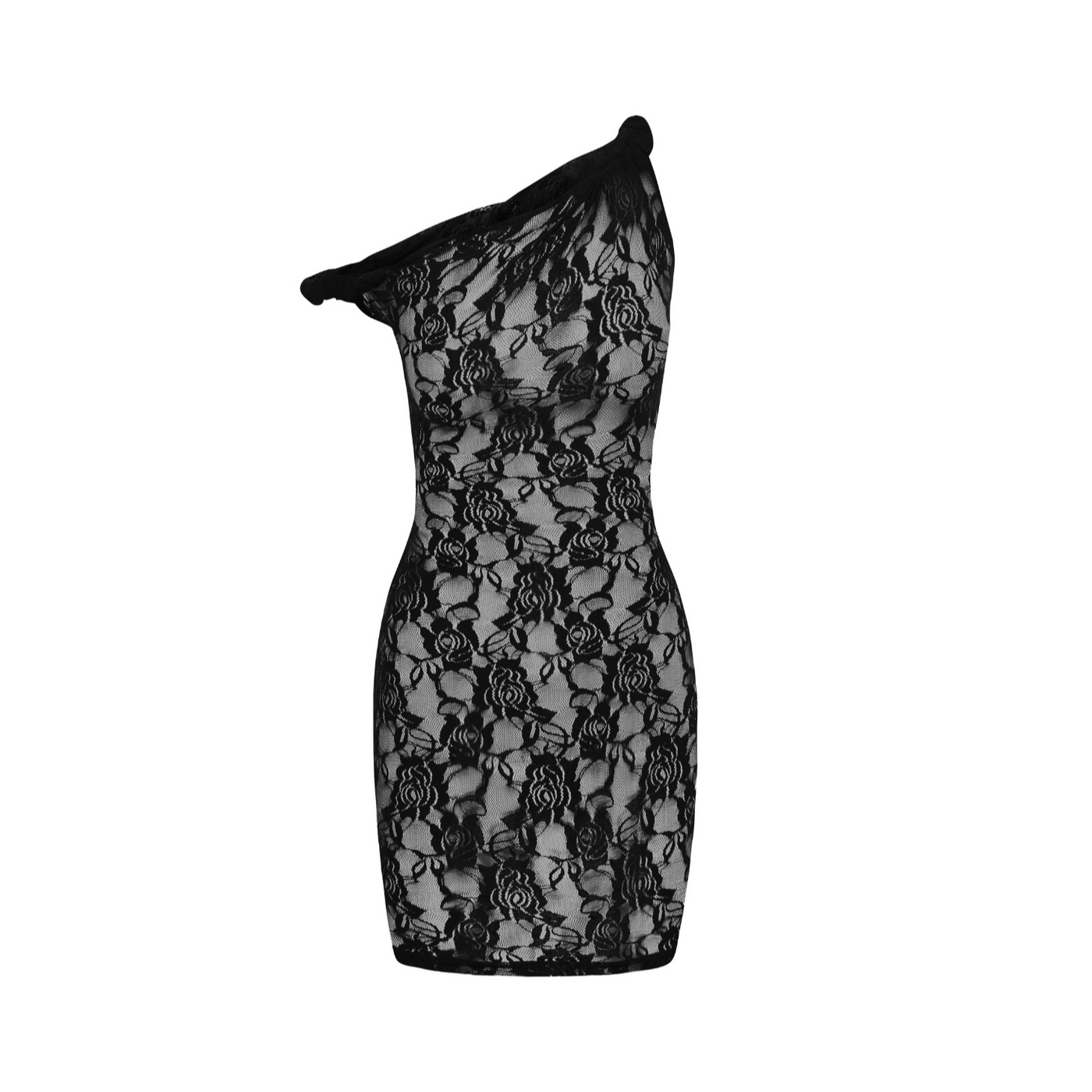 Edith Twist Straps Lace Mini Dress