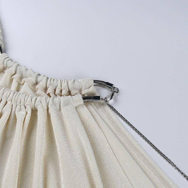 Ivory dress close-up
