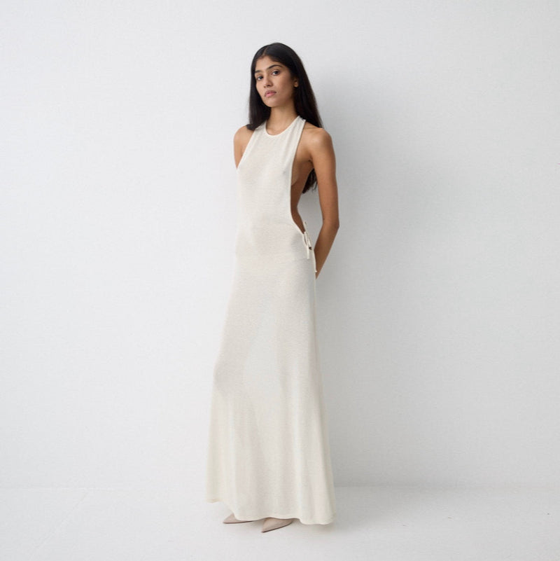 open side dress Ethna Backless White Maxi Leather boots Theme Girls Stevie Pastel Length:32 Only at LOFT