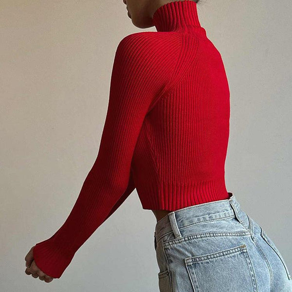 My Girl Cut Out Long Sleeve Sweater