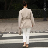 Modern Walk Wool Belted Coat - Coats & Jackets - Mermaid Way
