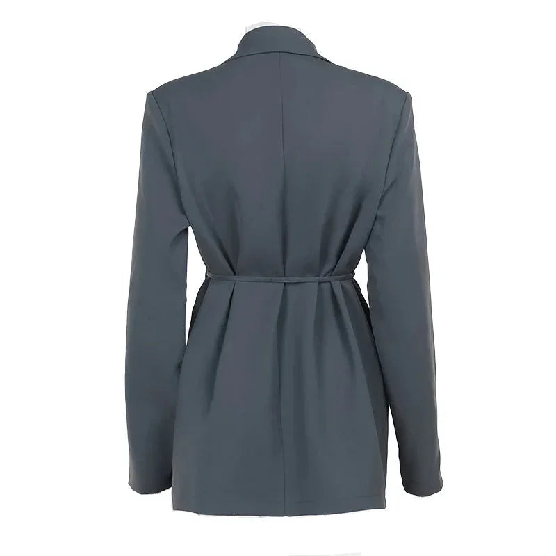 Zareen Floral Belted Blazer Mini Dress