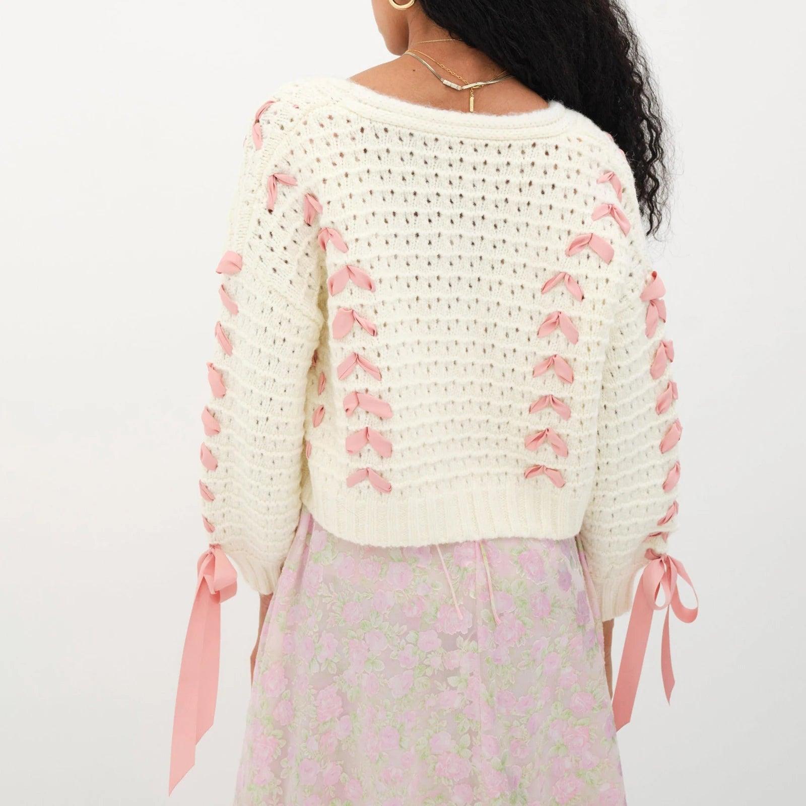 Sweetest Secret Knitted Cropped Cardigan - Shirts & Tops - Mermaid Way