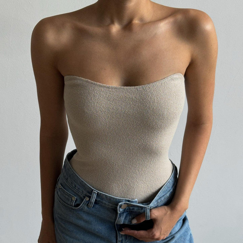 Summer Cutie Knitted Tube Top