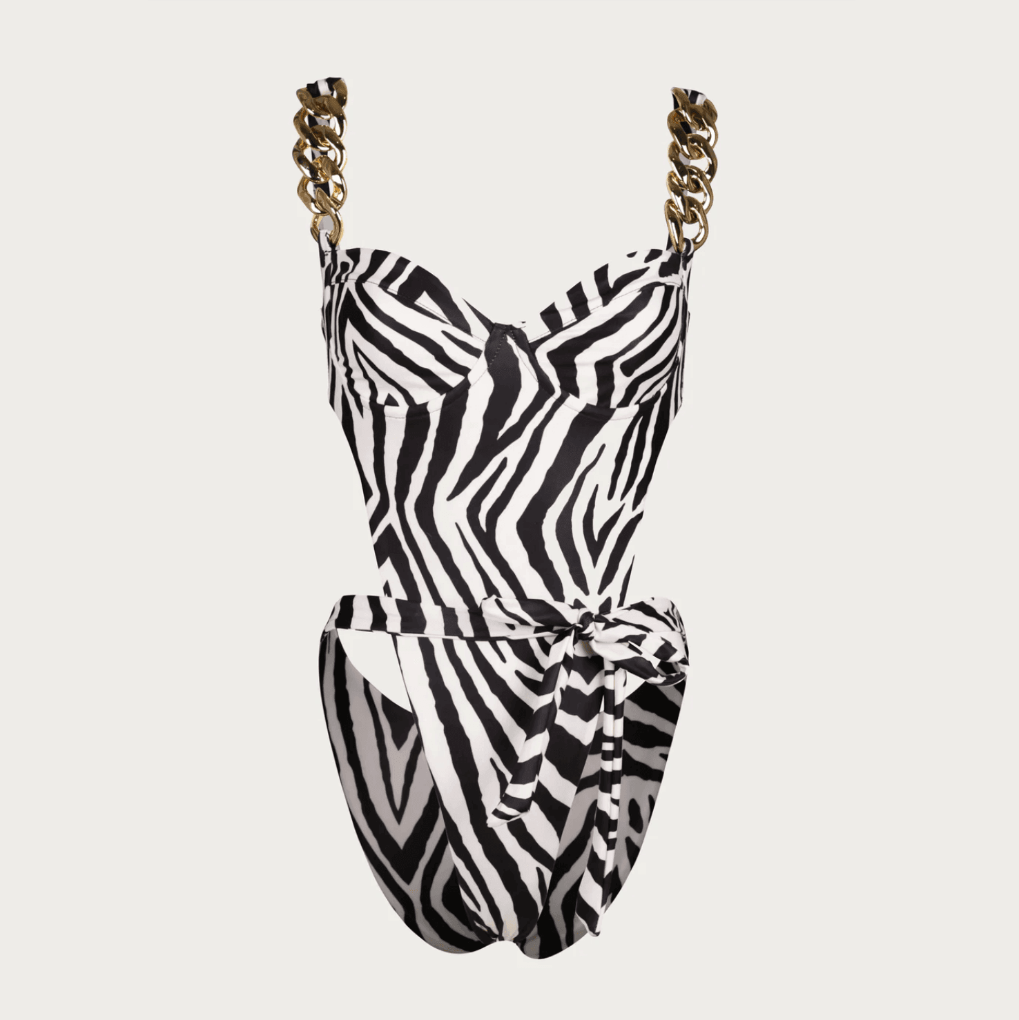 Bring The Storm Chain One Piece - Ivory / S - Mermaid Way