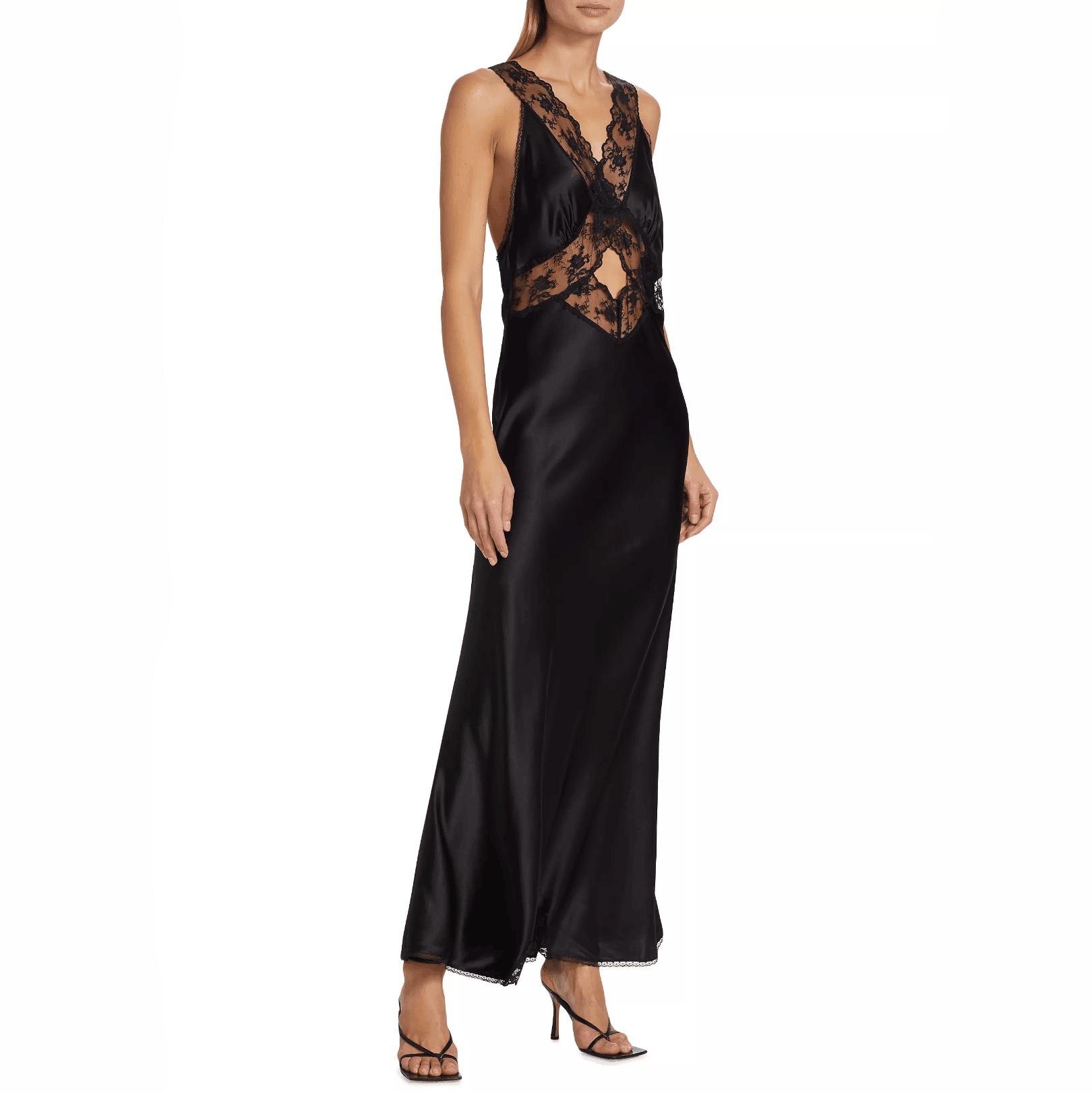 Drama Lace Cut Out Maxi Dress in Black | Mermaid Way Drama Lace Cut Out Maxi Dress in Black | Mermaid Way