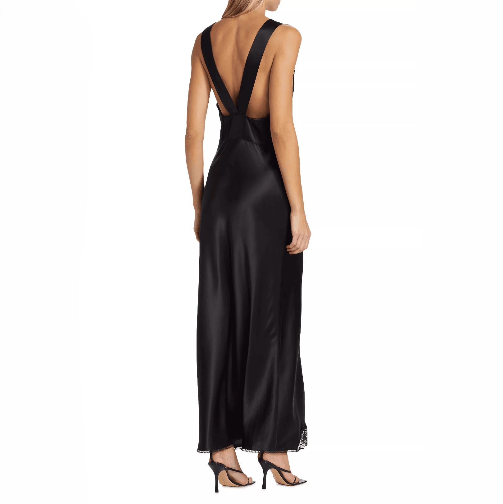 Drama Lace Cut Out Maxi Dress in Black | Mermaid Way Black / M Drama Lace Cut Out Maxi Dress in Black | Mermaid Way Black / M