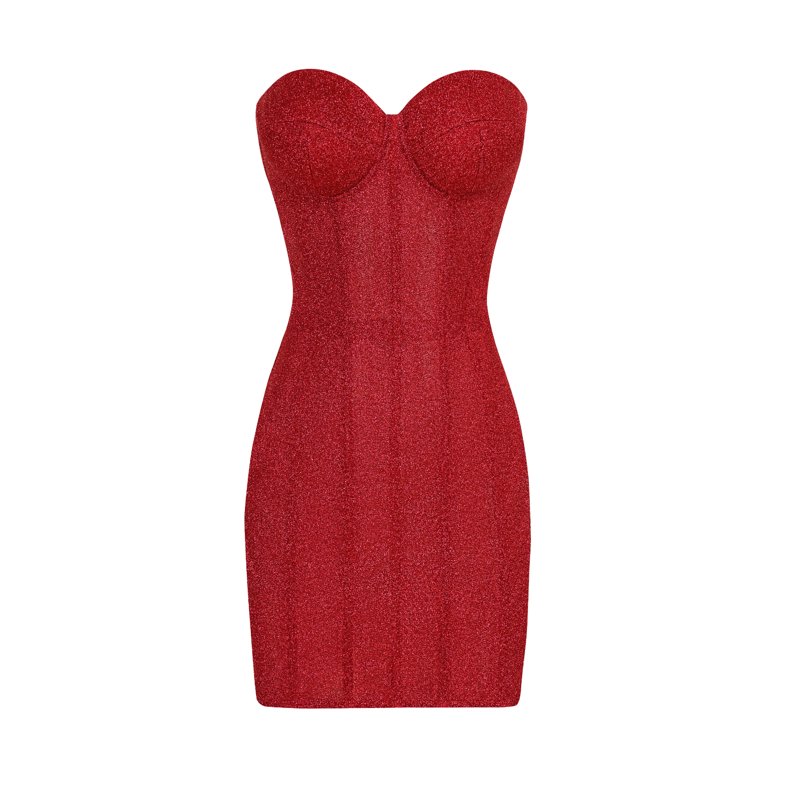 Ocane Vtements - Flamme D'amore Slimming Glitter corset Mini Dress Red / S Ocane Vtements - Flamme D'amore Slimming Glitter corset Mini Dress Red / S