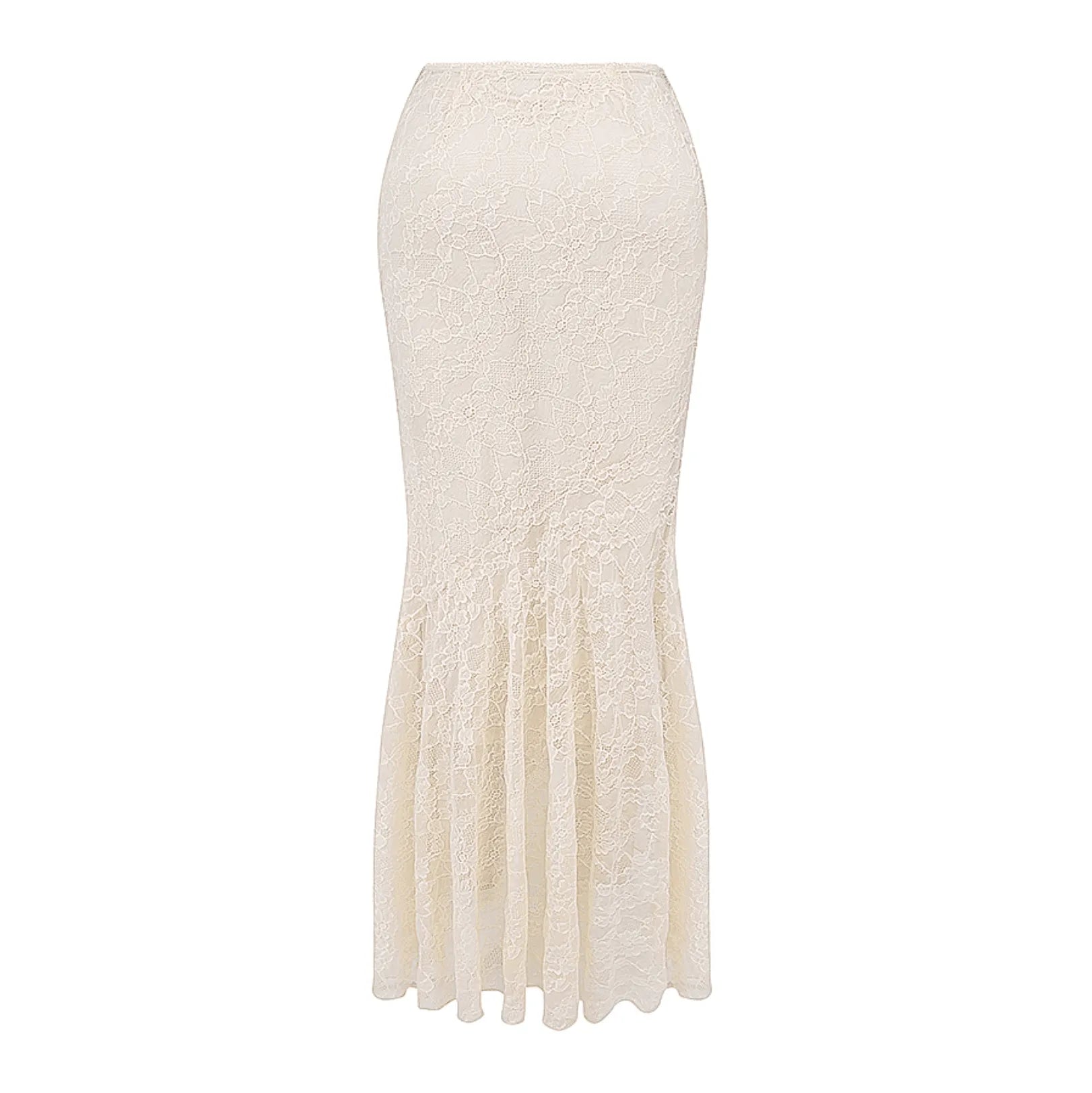 Flashback Vintage Lace Two Piece Set - Ivory / S - Mermaid Way