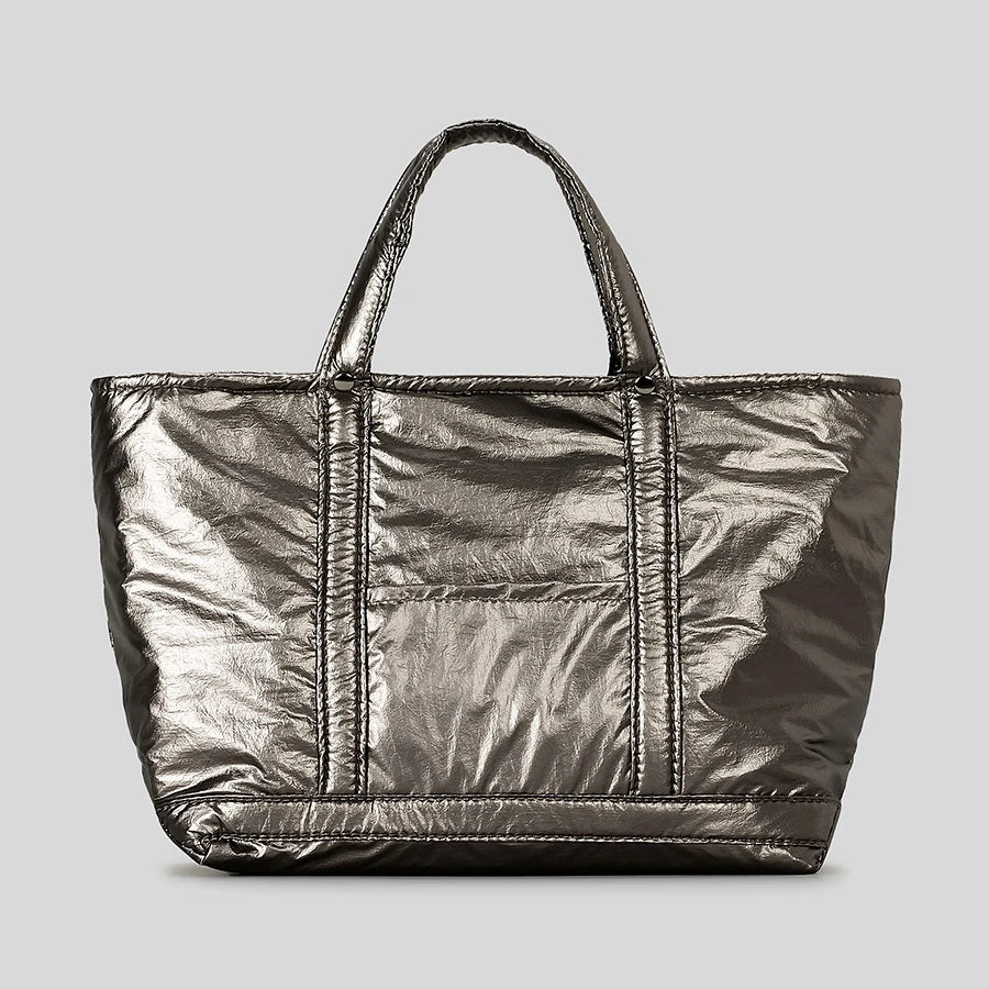 Future Case Puffer Padded Shoulder Bag - Champagne - Mermaid Way