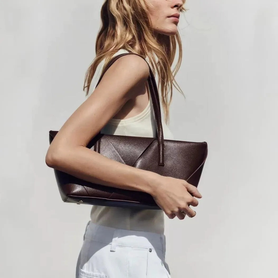 Gevora Shoulder Bag - Brown - Mermaid Way