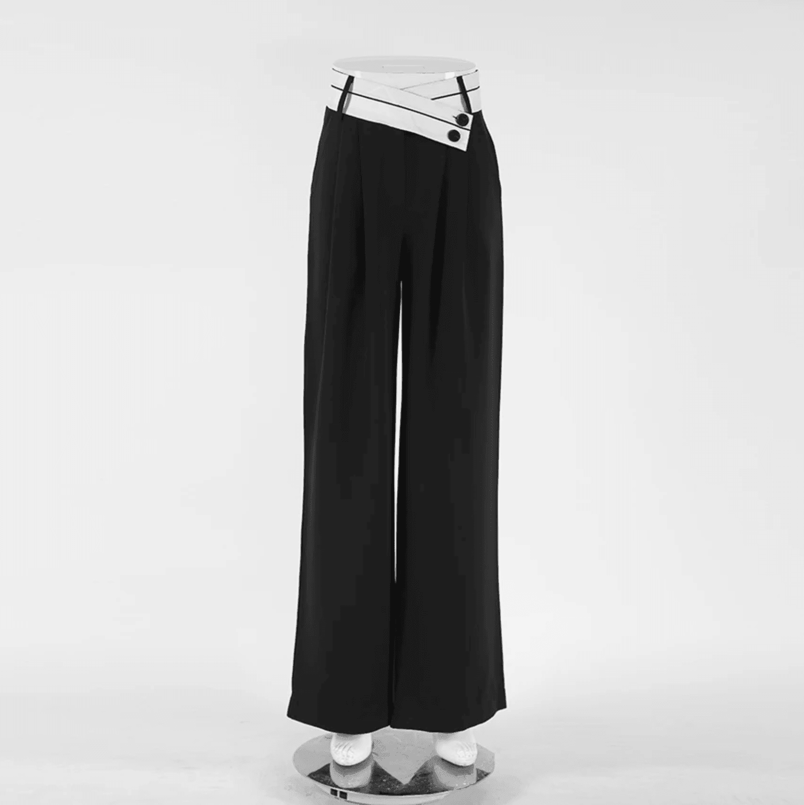 Her Dress Code High Waist Pants - Black / S - Mermaid Way