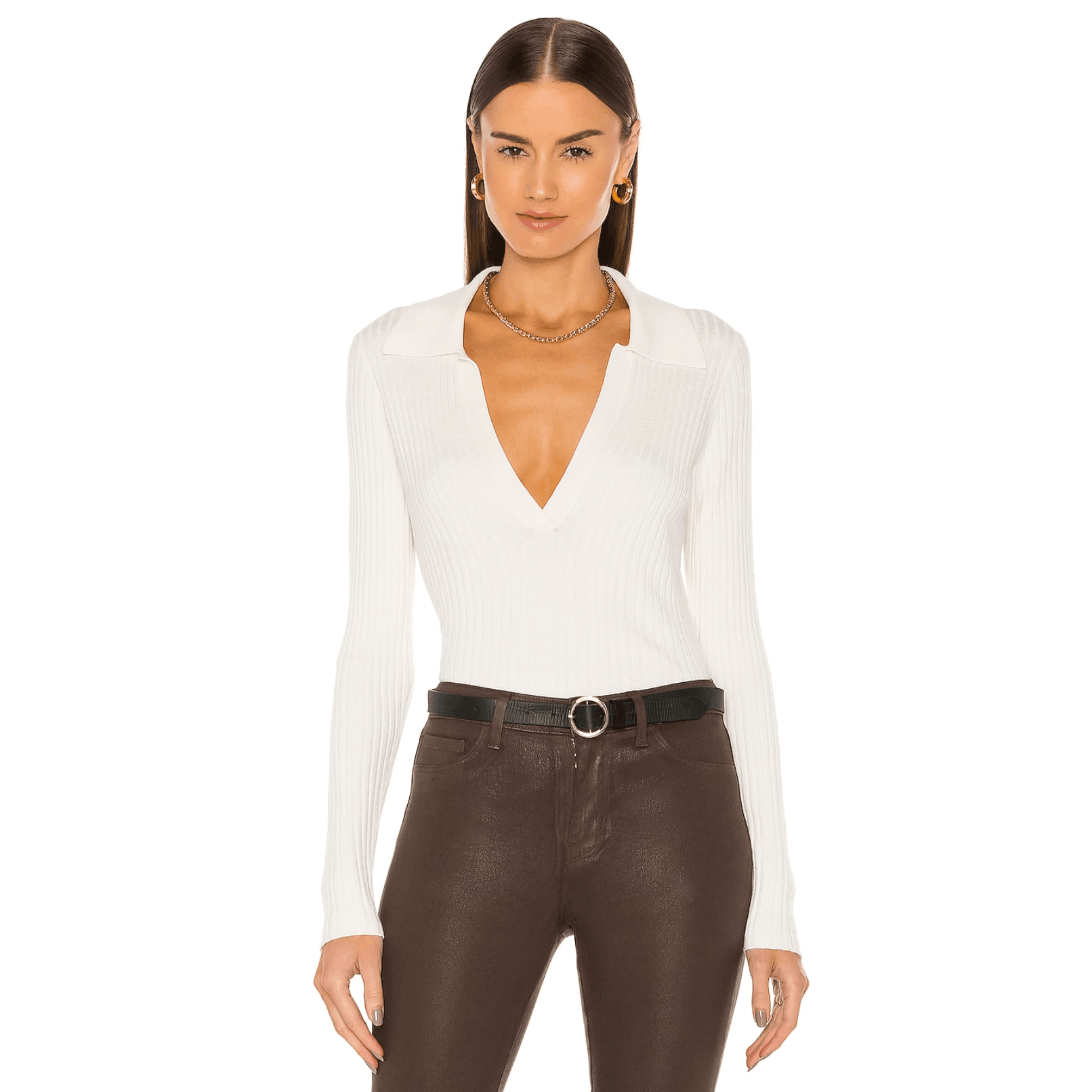 Light Touch Long Sleeve Knitted Top - White / One Size - Mermaid Way