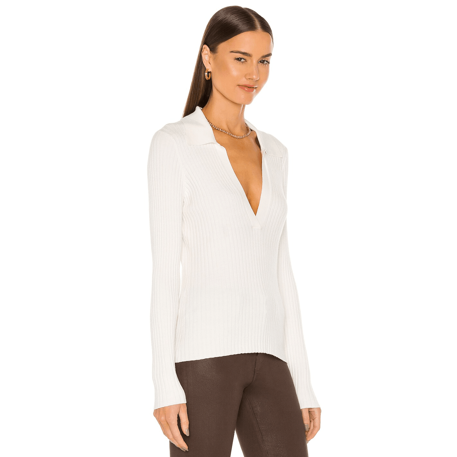Light Touch Long Sleeve Knitted Top - White / One Size - Mermaid Way