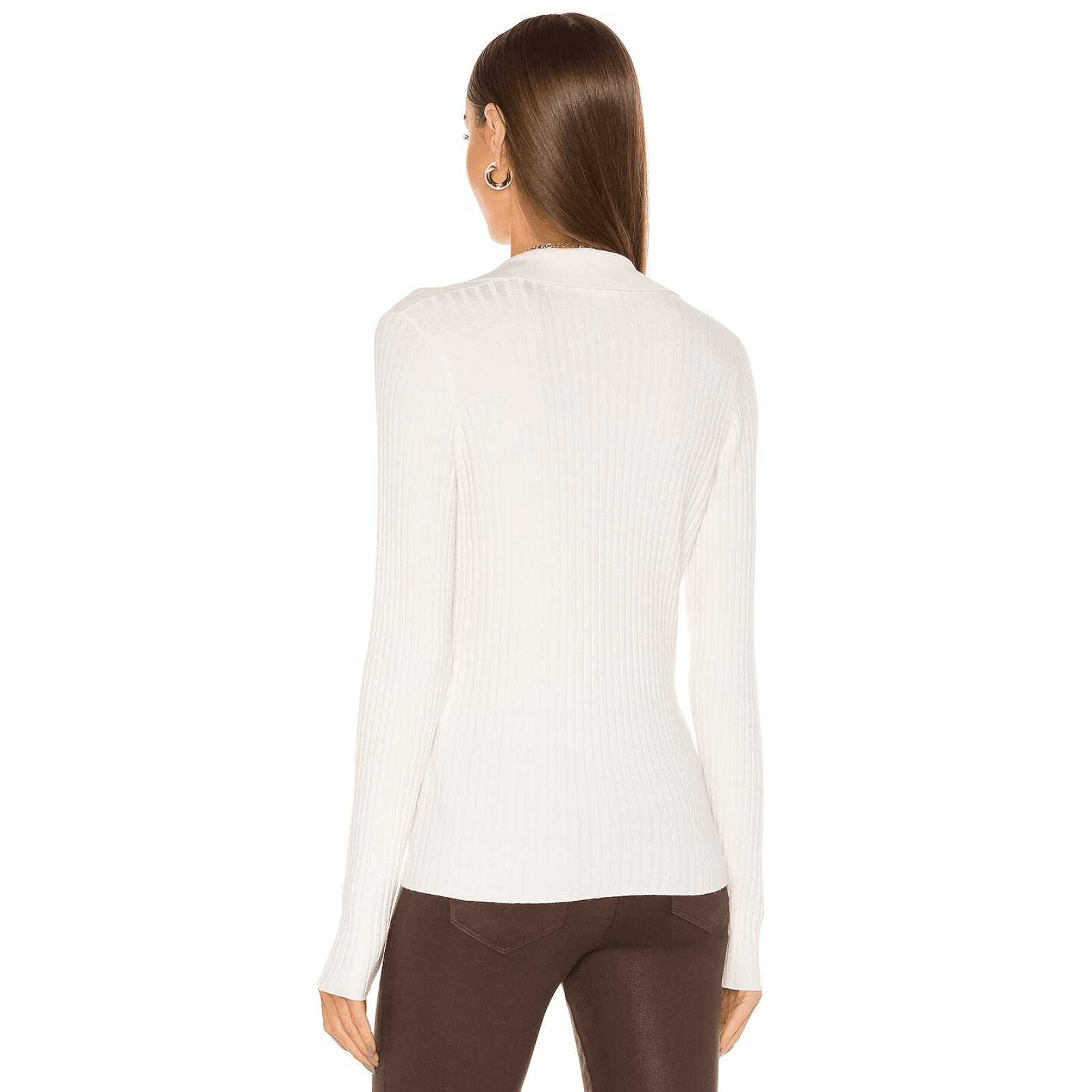 Light Touch Long Sleeve Knitted Top - White / One Size - Mermaid Way
