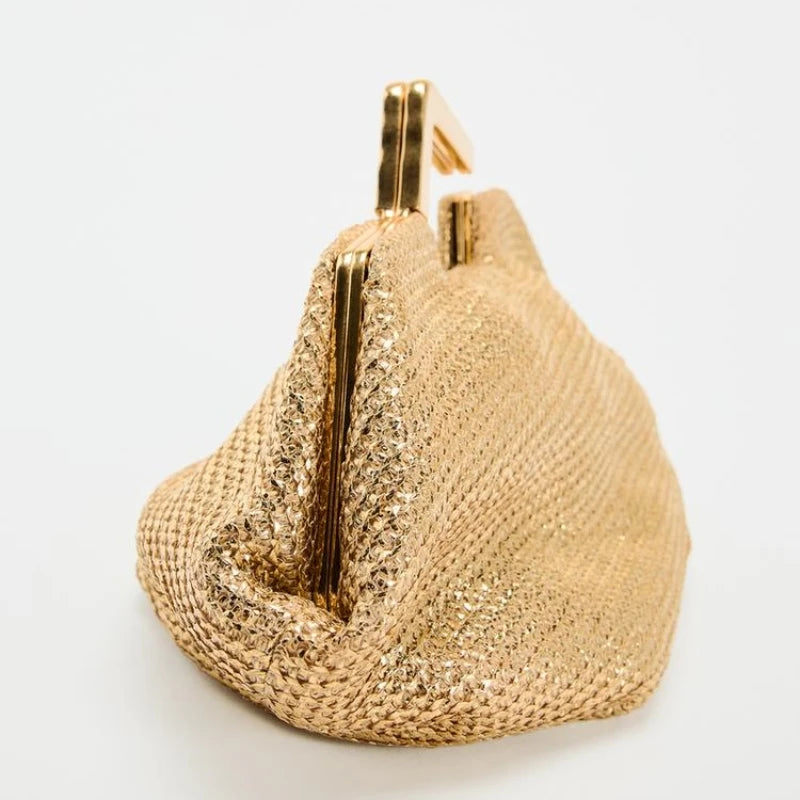 Liquid Gold Handbag - Gold - Mermaid Way