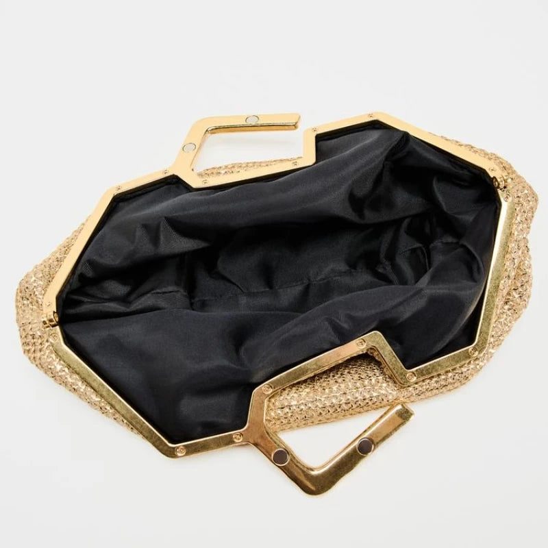 Liquid Gold Handbag - Gold - Mermaid Way
