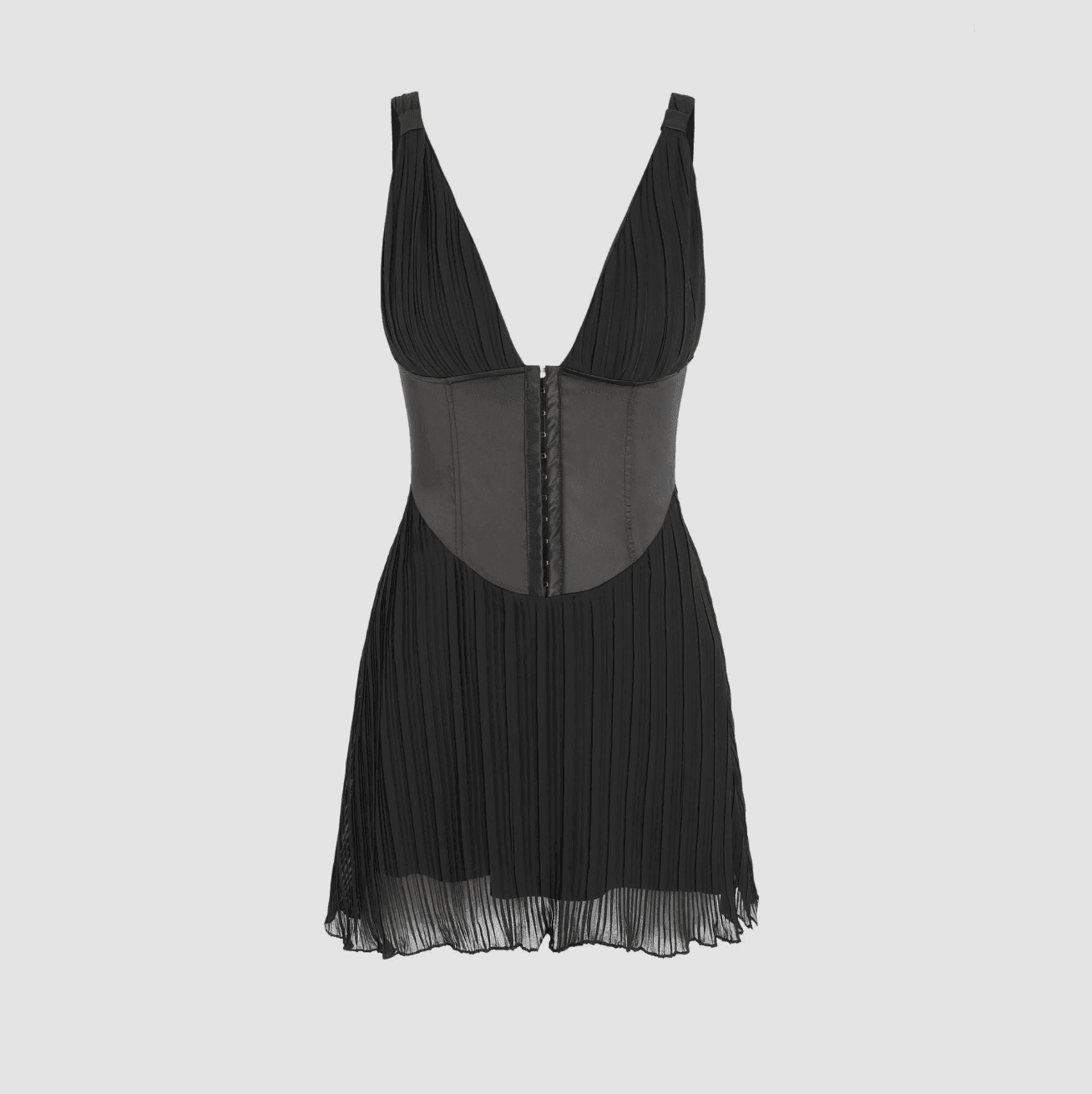 Match My Energy Corset Mini Dress - Black / S - Mermaid Way