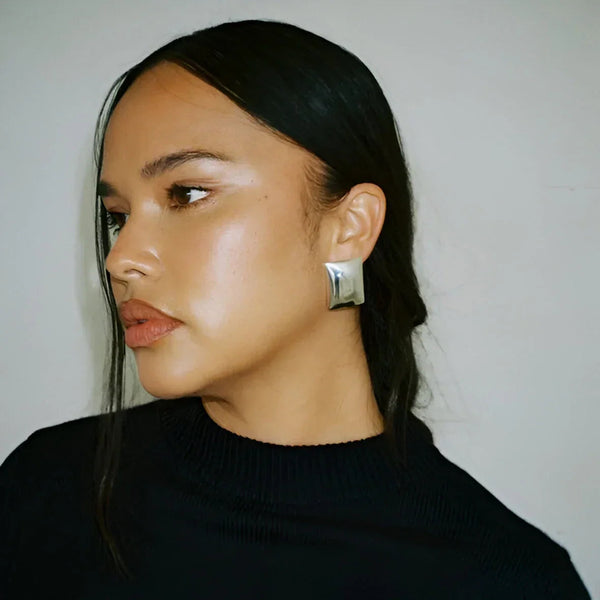 Minimalist Fashion Silver Earrings Mermaid Way